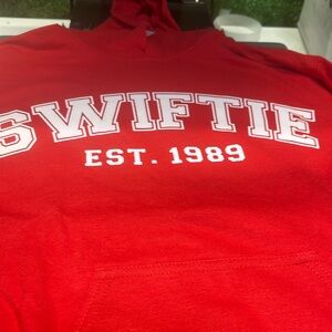 Youth Large Swifty Hoodie Red